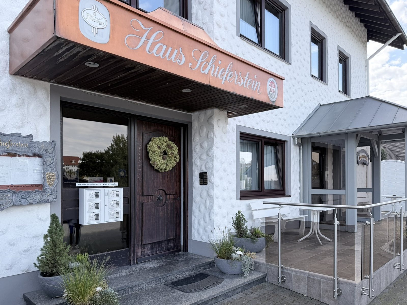 Eingang zum Restaurant